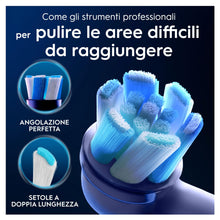 Carica l'immagine nel visualizzatore di Gallery, Oral-B Testine di Ricambio iO Series Ultimate Clean, 2 testine rotonde originali per Spazzolino Elettrico, setole CrissC