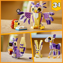 Carica l&#39;immagine nel visualizzatore di Gallery, LEGO Creator 3 in 1 Creature della Foresta Fantasy, Set con Animali Giocattolo da Costruire tra cui Gufo, Coniglio, Cervo, RIccio e Scoiattolo, Giochi per Bambini e Bambine da 7 Anni in su 31125