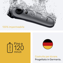Carica l'immagine nel visualizzatore di Gallery, Braun Regolabarba Uomo Series 5, +9 Strumenti Di Styling, Rasoio Elettrico Barba, Lama Ultra Affilata, 120 Min di Autonomia, Impermeabile, Selettore di Precisione Con 40 Lunghezze, BT5565, Grigio