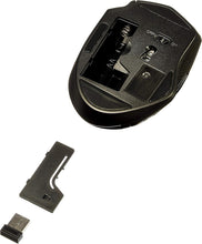 Carica l'immagine nel visualizzatore di Gallery, Amazon Basics Mouse wireless ergonomico - DPI regolabile - Nero