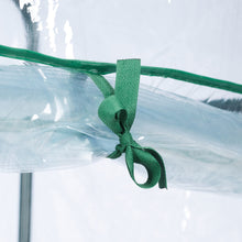 Carica l'immagine nel visualizzatore di Gallery, Relaxdays Serra per Il Balcone, in Acciaio e Telo in PVC, Vivaio, Giardinaggio, HLP: 128 x 60 x 40 cm, Verde Trasparente