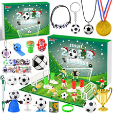 Carica l&#39;immagine nel visualizzatore di Gallery, iZoeL Calendario Avvento 2024 Calcistico Calendario Avvento Bambini Calendario Avvento Calcio, 24 Giocattoli a Tema Coppa del Mondo - Calendario Avvento dei Mondiali Sorpresa Regalo per Figlia Figlio