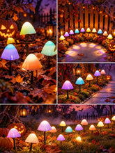 Carica l'immagine nel visualizzatore di Gallery, Joycome 5M 20 LED Fungo Luci Solari da Giardino - Multicolore