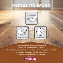 Carica l'immagine nel visualizzatore di Gallery, Weiman Rigenerante e Lucidante per Parquet, 946 ml