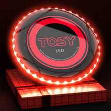 Carica l'immagine nel visualizzatore di Gallery, TOSY Disco volante - 16 milioni di colori RGB o 36 LED, estremamente luminoso, modalità intelligenti, illuminazione automatica, ricaricabile, compleanno, regalo di Natale per bambini, frisbee da 175 g