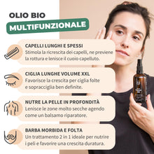Carica l&#39;immagine nel visualizzatore di Gallery, Bionoble Olio di Ricino Biologico 50ml - 100% Puro, Naturale, Pressato a Freddo - Ciglia, Sopracciglia, Capelli, Barba, Unghie - Vegan Castor Oil - Bottiglia di Vetro + Pipetta + Pompa