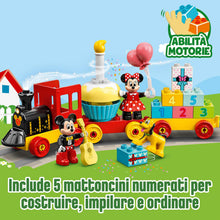 Carica l'immagine nel visualizzatore di Gallery, LEGO DUPLO Disney Il treno del compleanno di Topolino e Minnie 10941