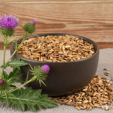Carica l'immagine nel visualizzatore di Gallery, Alpi Nature Semi di Cardo Mariano Interi 500g, Semi per la Preparazione di Cardo Mariano Tisana