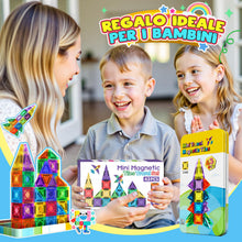 Carica l'immagine nel visualizzatore di Gallery, 43 Pezzi Costruzioni Magnetiche per Bambini, Giochi da Viaggio Bambini 3 4 5 6 Anni Regalo Bambino Bambina 3-6 Anni Magn