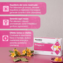 Carica l'immagine nel visualizzatore di Gallery, NAMED Progepril Integratore Alimentare Naturale per Benessere Femminile | Supporto per Ciclo Mestruale e Menopausa | Integratori Stanchezza e Vitalità | 2 Confezioni da 28 Compresse