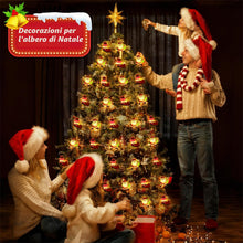 Carica l'immagine nel visualizzatore di Gallery, Stringa natalizia 2,3 metri 20 LED Bianco caldo Babbo Natale con timer Le luci natalizie per interni sono perfette per f