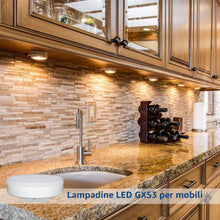 Carica l'immagine nel visualizzatore di Gallery, Akynite GX53 LED 9W Luce Calda 2700K, 800LM, sostituire Lampada CFL &amp; Alogeno, AC 220-240V, Non Dimmerabile, Faretti LED