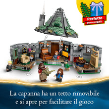 Carica l&#39;immagine nel visualizzatore di Gallery, LEGO Harry Potter La Capanna di Hagrid: una Visita Inattesa, Giochi per Bambine e Bambini da 8 Anni in su, Casa Giocattolo da Costruire con 7 Personaggi, Idea Regalo dal Wizarding World 76428