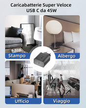 Carica l'immagine nel visualizzatore di Gallery, 45W USB C Caricatore Caricabatterie Rapido Caricabatterie Sumsamg Veloce con 2M Cavo per Samsung Galaxy S25 S24 S23 S23+ /S23 Ultra /S22/S21/S20/Note20/A73/A53/S10 Tipo C Spina Ricarica Adattatore