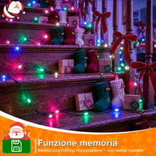 Carica l'immagine nel visualizzatore di Gallery, HeiPard Luci di Natale Esterno 80M 800 LED Multicolore IP44 Telecomando