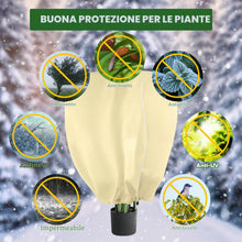 Carica l'immagine nel visualizzatore di Gallery, Tessuto Non Tessuto per Piante, 180x120cm 70g/m² Telo Antigelo Per Piante
