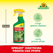 Carica l'immagine nel visualizzatore di Gallery, Neudorff Spruzit Insetticida Pronto Uso PFnPO – Combatte parassiti come mosche bianche, cocciniglie a scudo, cocciniglie