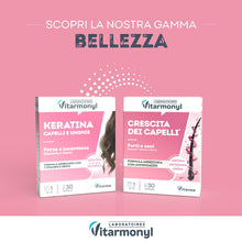 Carica l'immagine nel visualizzatore di Gallery, Vitarmonyl Acido Ialuronico e Collagene - Anti-Age Pelle - 30 Capsule