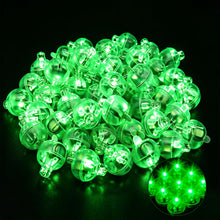 Carica l'immagine nel visualizzatore di Gallery, 50 Pezzi Mini LED Palloncini Luci, Rotondo Lampada a Palloncini Luminosi