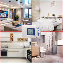Carica l'immagine nel visualizzatore di Gallery, Cronotermostato Digitale Programmabile con Display LCD, Funzione Vacanza ed Energy Saving, Range 5–30°C, Alimentazione a
