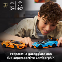 Carica l'immagine nel visualizzatore di Gallery, LEGO Speed Champions Lamborghini Revuelto e Huracán STO - Modellini di Auto da Corsa - Macchine Giocattolo con 2 Minifigure dei Piloti - Regalo di Compleanno per Bambini da 10 Anni in su - 77238