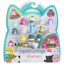 Carica l'immagine nel visualizzatore di Gallery, Squish-a-longs Confezione da 14 - Serie 1, Wave 2 - (14) Mini-Squish da 2,5 cm con (4) Accessori, (1) Attacco ad anello 