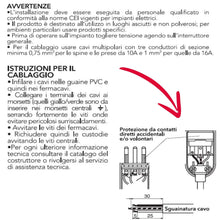 Carica l'immagine nel visualizzatore di Gallery, POLY POOL - PP0443.1S Kit Coppia Presa Bivalente e Spina Standard Italiano 16A - Set Spina/Presa Volanti Nere - Presa Bi