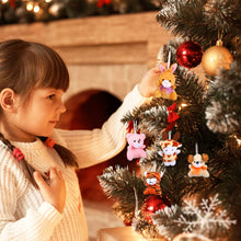 Carica l'immagine nel visualizzatore di Gallery, LIHAO Calendario dell'Avvento, 24pz MINI Giocattoli di Animali Peluche Regali Natale per Bambini