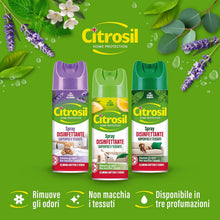 Carica l'immagine nel visualizzatore di Gallery, Citrosil Disinfettante Spray Superfici e Tessuti, essenze di lavanda, 300ml