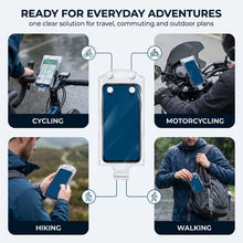Carica l'immagine nel visualizzatore di Gallery, 10 Pezzi Buste Impermeabili per Cellulare, Trasparenti in PVC, Adatte per Smartphone da 6 a 6,9 Pollici, Protezione da P