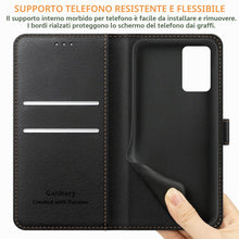 Carica l'immagine nel visualizzatore di Gallery, Ganbary Cover Samsung Galaxy A52 4G / A52 5G / A52S 5G, Completa Protettiva Caso PU Pelle Premium Portafoglio Custodia p