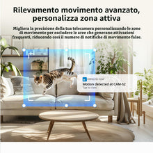 Carica l'immagine nel visualizzatore di Gallery, Videocamera Sorveglianza Smart WiFi Indoor Slim Gen2 AI 1080P Full HD