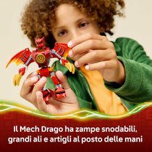 Carica l'immagine nel visualizzatore di Gallery, LEGO Ninjago Battle Pack Mech Drago di Kai 71851