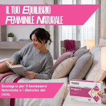 Carica l'immagine nel visualizzatore di Gallery, NAMED Progepril Integratore Alimentare Naturale per Benessere Femminile | Supporto per Ciclo Mestruale e Menopausa | Integratori Stanchezza e Vitalità | 2 Confezioni da 28 Compresse