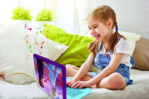 Lexibook Disney Frozen 2 Computer Portatile Educativo Bilingue Italiano/Inglese 124 attività Matematica Logica Musica Orologio JC598FZi5 3+anni