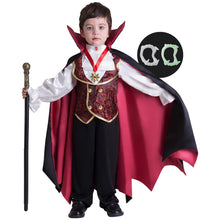 Carica l'immagine nel visualizzatore di Gallery, Spooktacular CreationsCostume da vampiro gotico per bambini, ideale per feste, travestimenti, giochi di ruolo e cosplay 