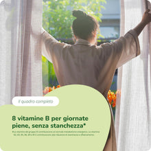 Carica l'immagine nel visualizzatore di Gallery, VITAMINA B Complex Alto Dosaggio | B1, B2, B3, B5, B6, B7 (Biotina), B9 (Acido Folico), B12 + Colina | Prodotto in Germa