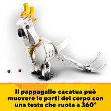 Carica l'immagine nel visualizzatore di Gallery, LEGO Creator Coniglio Bianco, Set di Costruzioni, Animali Giocattolo per Bambini da 8 Anni in su con Coniglietto, Foca e Pappagallo, Giochi 3 in 1 in Mattoncini 31133