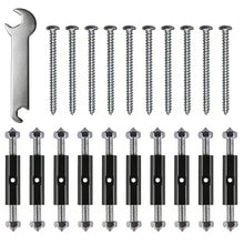 Carica l'immagine nel visualizzatore di Gallery, 10 Set Riparazione Scatola Elettrica Tipo 118 – Asta di Supporto per Cassetta di Derivazione Esterna, Accessori per Elet