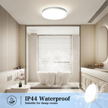 Carica l'immagine nel visualizzatore di Gallery, EASY EAGLE Plafoniera LED Soffitto 48W, Lampada da Soffitto LED 4000K 4800LM Plafoniera Bagno Rotonda Ø30CM Plafoniere d