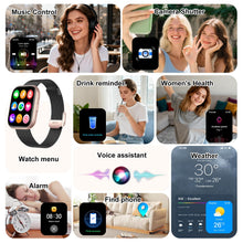 Carica l'immagine nel visualizzatore di Gallery, Smartwatch Uomo Donna, 1,75'' Orologio Smart Watch con Effettua/Risposta Chiamate, 120+ Sportive Fitness Tracker con Con