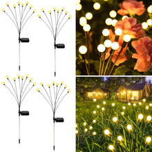 Carica l'immagine nel visualizzatore di Gallery, Luci solari per giardino esterno, confezione da 4 8 luci a LED a energia solare, per esterni, altezze aggiornate, modali