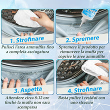 Carica l'immagine nel visualizzatore di Gallery, Antimuffa Gel, Muffa Rimuovi Gel Di Grande Capacità Da 140 g, Prodotti Antimuffa Sicuri e Inodori, Gel per Rimozione di Muffe, Per la Casa Delicata, Per Rimuovere la Muffa e Rimuovere la Muffa (140g)