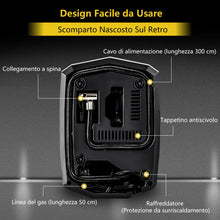 Carica l&#39;immagine nel visualizzatore di Gallery, SYTUNG Compressore Aria Portatile, Compressore Aria Portatile Auto con 3 Adattatori per Ugelli e Luci LED Digitali per Pneumatici per Auto e Altri Prodotti Gonfiabili