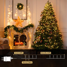 Carica l'immagine nel visualizzatore di Gallery, Hoteril Luci Natale Esterno, 33M 300 LEDs Luci Albero di Natale Impermeabile, Lucine da Esterno Giardino per Adatto a Giardino, Feste, Natale, Natalizie Albero, Nozze (Bianco caldo)