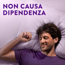 Carica l'immagine nel visualizzatore di Gallery, ZzzQuil Natura, MELATONINA per DORMIRE, INTEGRATORE con MELATONINA pura ed Estratti di Valeriana, Camomilla e Lavanda, MAXI FORMATO 2x72 Pastiglie Gommose, Gusto MANGO E BANANA