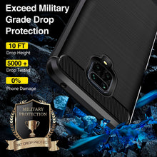 Carica l&#39;immagine nel visualizzatore di Gallery, iVoler Cover per Xiaomi Redmi Note 9S / Xiaomi Redmi Note 9 Pro, [Protezione Antiurto di Grado Militare] Custodia Sottile Morbida in Silicone TPU Anti-Impronte Anti-Graffio Protettiva Case, Nero