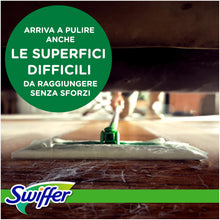 Carica l'immagine nel visualizzatore di Gallery, Swiffer Panni Cattura Polvere, 180 Panni Microfibra Dry, Cattura Polvere e Sporco, Ottimo per Tutti i Tipi di Pavimenti e per i Peli di Animali, Giga Formato
