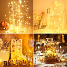 Carica l'immagine nel visualizzatore di Gallery, kolpop Stringa Luci Led a Batteria, 18 Pezzi Impermeabile Lucine Led Decorative a Batteria, 20 Led 2M Mini Led a Batteri