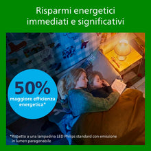 Carica l'immagine nel visualizzatore di Gallery, Philips LED UltraEfficient, Lampadina E27 a goccia, Confezione da 7